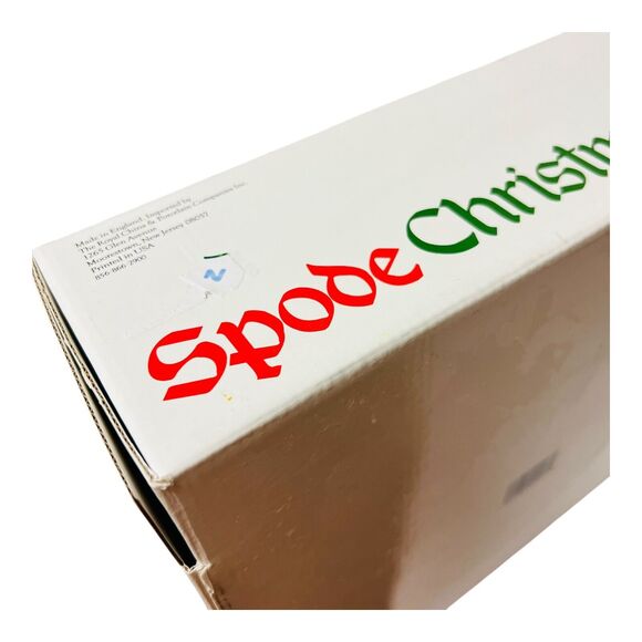 Spode Christmas Tree Stoneware 3 Pc Set Dinner Saucer Plate Bowl NO MUG Box - Picture 9 of 13
